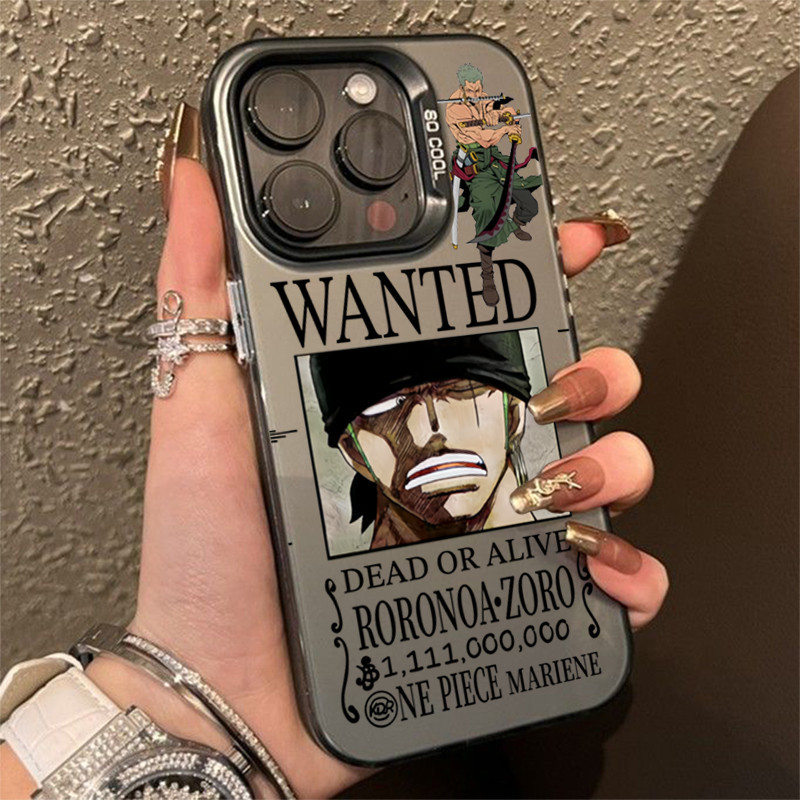 Dành Cho iPhone 11 12 13 14 15 Pro Max XR X XS Max 7 8 Plus One Piece Anime Luffy Gear 5 Vỏ Cứng Mờ Chống Sốc