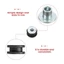 YRBWD 10 Cái / 20 Chiếc Gioăng Bộ Dụng Cụ, Cao Su M6 Xe Máy Grommets, Phụ Kiện Động Cơ Fairings Grommets