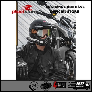 Kính dây Motowolf Chính Hãng Gắn Mũ Bảo Hiểm_ KÍnh cào cào Motowolf