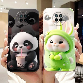 Ốp Lưng Hoạt Hình Dễ Thương Cho Xiaomi Mi 10T Lite 5G / Mi 10i 5G / Redmi Note 9 Pro 5G Bao Thỏ Gấu Trúc Hoạt Hình Chống Sốc Mềm