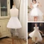 GAVESTO Girls Petticoat Crinoline, Váy Crinoline ngắn màu trắng, Phụ kiện đám cưới 1 / 2 / 3 Vòng hoa Phụ kiện váy trẻ em