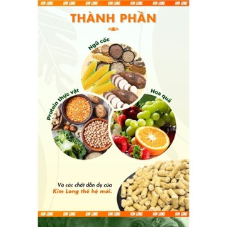 Mồi Câu, Hạt Xả Trắm Đen TH2 KIM LONG Vị Kem Hoa Quả 1500g Câu Cá Trắm Đen Mới, Chép Siêu Nhạy