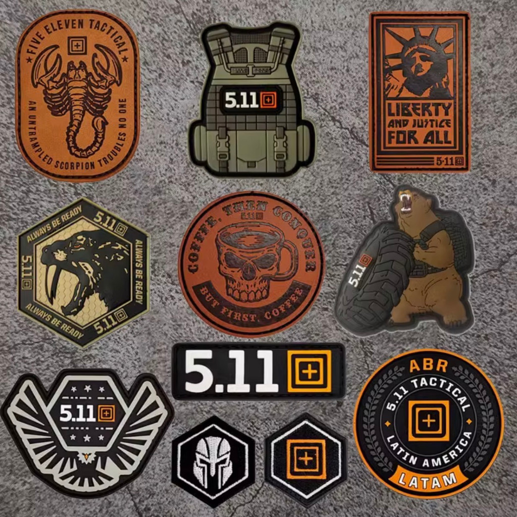 Patch_miếng dán velcro PVC 5.11 tactical