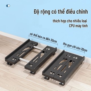 Đế Đỡ CPU Myd.23 Bánh Xe Khóa Chắc, Dễ Di Chuyển, Co Giãn Độ Rộng Tùy Chọn