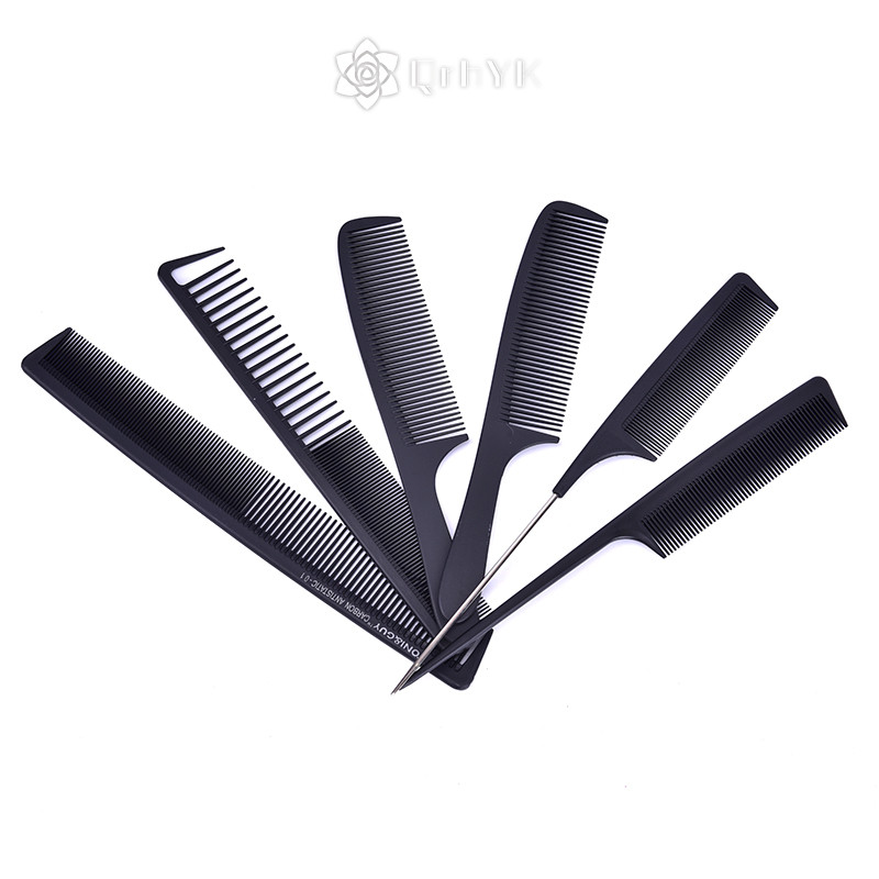 Qrhyk 11 Kiểu Làm Tóc Salon Lược Carbon Chống Tĩnh Điện Cutg Lược Mới