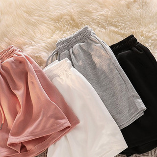 (S-3XL) Quần Ngắn Nữ Thường Ngày Rời Chắc Chắn Mềm Mại Tập Luyện Thắt Lưng Chân Rộng Nóng Ngắn