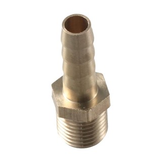 Đầu nối lắp UMITY 2 CÁI, Ống ID 6mm 10mm M14-1.5 M10-1 Phụ kiện ống thép gai, Đầu nối ống Đồng thau Metric Nam đến Barb Air, Water,, Dầu và Khí trơ