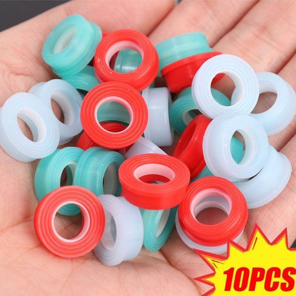 HWAIDY 10 Miếng Đệm Niêm Phong Rò Rỉ Vòi, Đai Nguyên Liệu Silicon Cách Nhiệt, Vòng Niêm Phong Chống Rò Rỉ Chống Thấm Nước Di Động