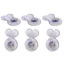 Yoo 6 Chiếc Acrylic Lớn Studs Lưng Đa Năng Earlobe Hỗ Trợ Phong Cách Có Thể Điều Chỉnh Bông Tai Nâng Tai Phụ Kiện C