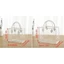 Túi Tote đóng gói cầm tay GETVOW, Túi quà tặng màu trắng hồng PVC, Túi mua sắm dung lượng lớn thực tế trong suốt chất lượng cao