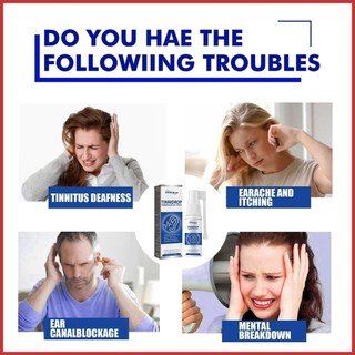 Xịt giảm ù tai Tai Ringing Relief Chống ù tai Loại bỏ ráy tai 2Oz Thuốc nhỏ tai cho trẻ em Người lớn Đau tai Thuốc tẩy sáp tai fotvn
