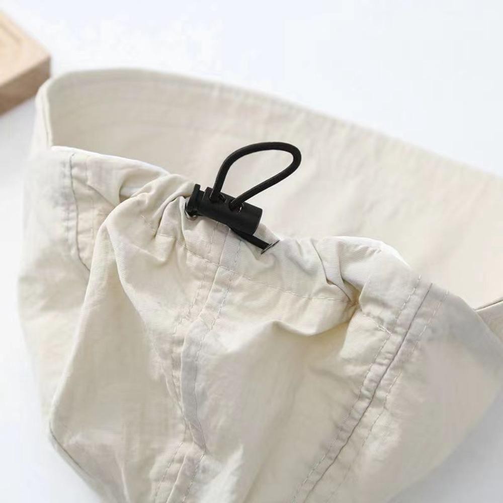 Mũ che nắng EDIWANY, Mũ trẻ em vành lớn màu trơn, Mũ Cotton có thể điều chỉnh đỉnh cho bé mùa hè
