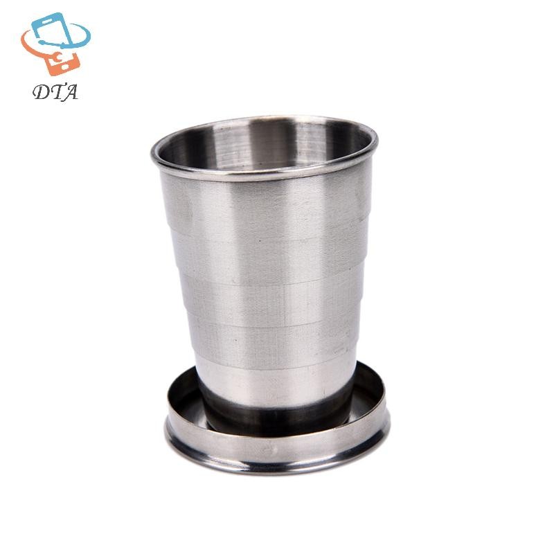 [DTA] Cốc gấp du lịch ngoài trời di động bằng thép không gỉ Kính thiên văn VN
