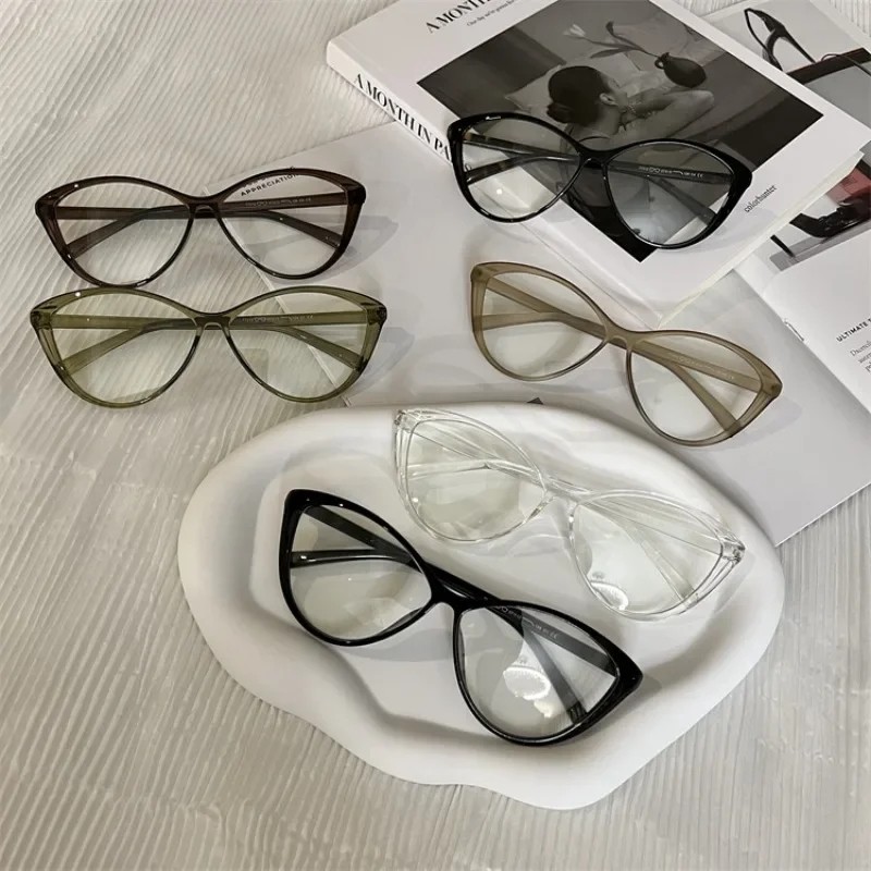 Kính cường lực cao dành cho nữ độc đáo Kính mắt chuyển màu cổ điển thời trang Mắt mèo