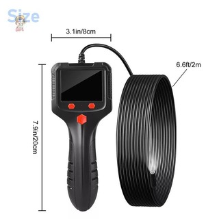 Twe 2.4 '' Màn hình IPS Camera nội soi công nghiệp HD1080P 2 mét Ống cáp kiểm tra cống thoát nước Borescope IP68 Đèn LED chống nước 2600mAh VN