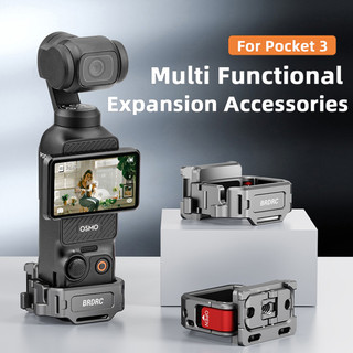 Dành Cho DJI OSMO POCKET 4 / 3 Hộp Mở Rộng Nhanh Đa Chức Năng Lạnh Giao Diện Giày Adapter Chân Đế Phụ Kiện Máy Ảnh