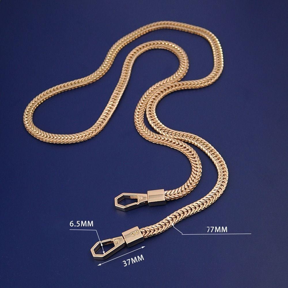 Dây chuyền túi kim loại EDIWANY, Dây đeo túi đeo vai có thể điều chỉnh thay thế, Dây chuyền tay cầm túi xách 100 / 120cm