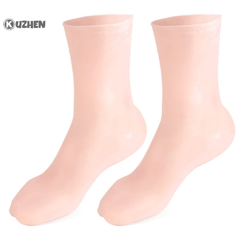 1 Đôi Vớ Gel Silicone Gel Dưỡng Ẩm Chăm Sóc Da Bàn Chân Chống Nứt Nẻ Sử Dụng Tại Nhà / Spa