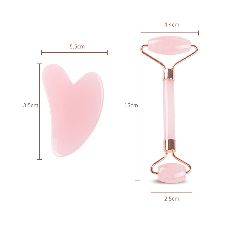 Con lăn mặt & Gua Sha, Dụng cụ chăm sóc da, Massage mặt cho mặt, mắt, cổ, cơ thể