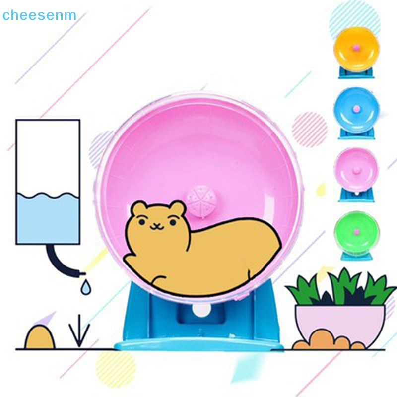 Cheenm Hamster Bánh Xe Động Vật Nhỏ Chạy Đĩa Đồ Chơi Dễ Thương Nhựa Chạy Bộ Tập Thể Dục Bánh Xe VN