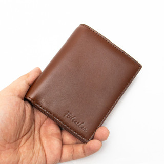 Ví Da Nam FttLeather Da Bò Xịn 100% May Viền Thủ Công mã 8040B