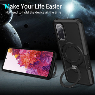 Dành Cho Samsung S20 FE / S21 FE 5G Ốp điện thoại PC Cứng Mặt Sau Mềm TPU Edge Quân Sự Cấp Chống Rơi Chống Sốc Mỏng Bao