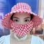 Mũ làm việc nông nghiệp OUSXA, Khăn choàng cổ bảo vệ mũ hái trà, Bán chạy Chống tia cực tím Vành rộng Mũ ngư dân Quà tặng