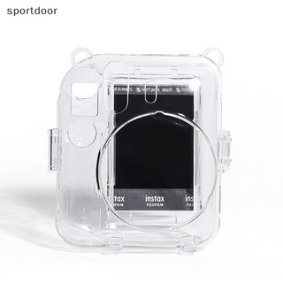 [Sportoutdoor] Dành cho Hộp bảo vệ máy ảnh trong suốt Fujifilm Instax 12 Túi đựng có dây đeo vai Túi lưu trữ [out]