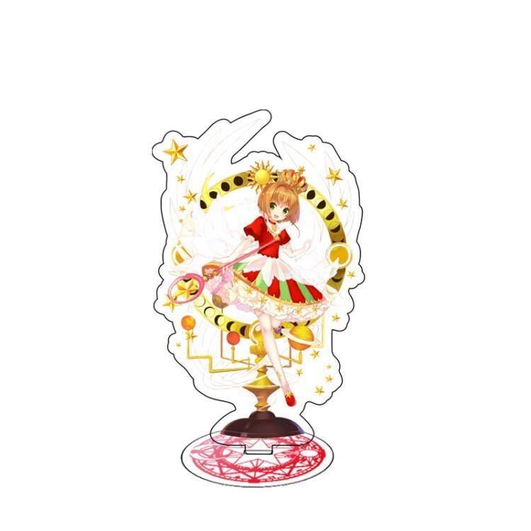 Giá Đỡ Hai Mặt Bằng acrylic Trong Suốt Hình anime Thủ Lĩnh Thẻ Bài Sakura Kinomoto Ri Syaoran Tsukishiro Yukito Touya
