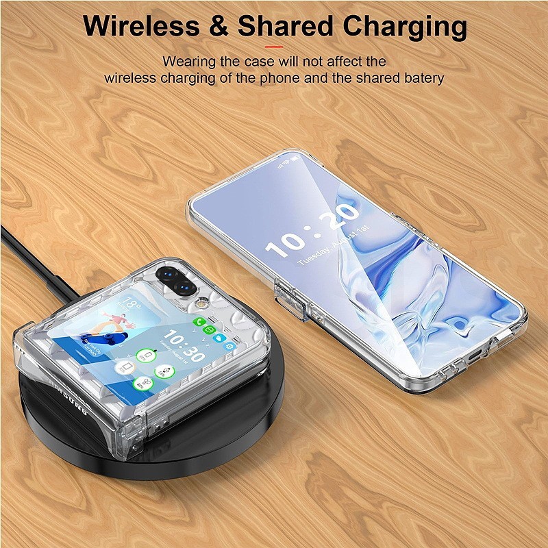 Ốp điện thoại Cho Samsung Galaxy Z Flip 5 Z Flip 4 Z Flip 3 Trái Tim Tình Yêu Nhiều Màu Sắc Chống Sốc Có Bản Lề Cứng Mỏng Gấp Ốp điện thoại Samsung Z Flip5 Flip4 Flip3 5G Ốp điện thoại