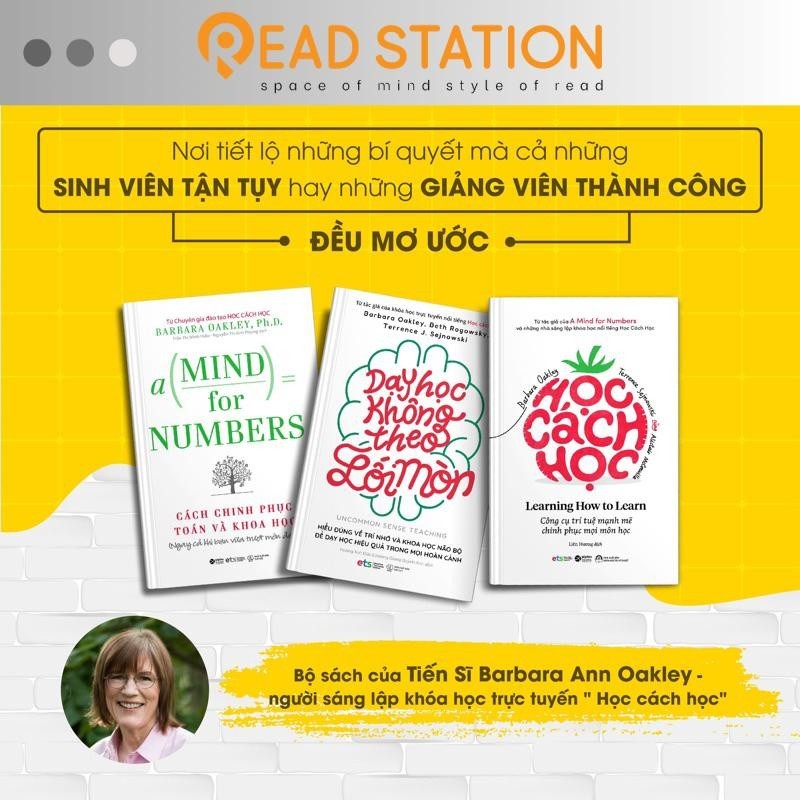 Ảnh Combo Sách: Học Cách Học + Dạy Học Không Theo Lối Mòn + Cách Chinh Phục Toán Và Khoa Học (Tái bản) 4