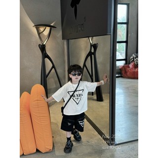 20-40kg Bộ bé trai size đại áo chữ P mix quần kaki HN
