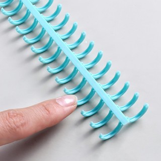 Thanh còng nhựa làm sổ, kẹp tài liệu nhiều màu A5 B5 A4 20 26 30 lỗ FETA