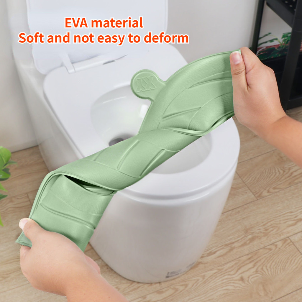 Eva Chống Thấm Nước Mềm Bồn Cầu Bọc Ghế Thảm Vệ Sinh Có Tay Cầm Đa Năng Ấm Áp Bồn Cầu Đệm Rửa Đa Năng Áp Dụng Trong Mọi Mùa