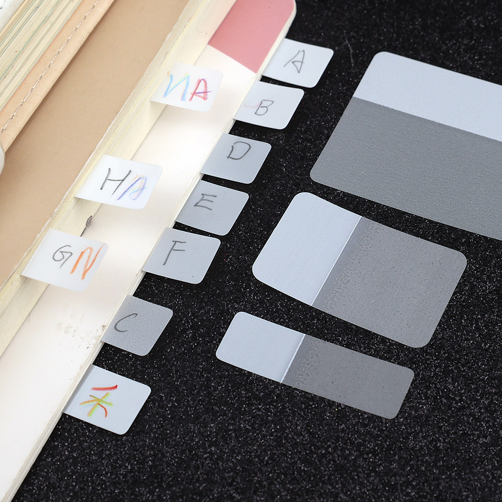 160 / 80 / 40 Tờ Tab Chỉ Số Trong Suốt Màu Trắng - Sổ Ghi Chú Trang Dành Cho Học Sinh - Đồ Dùng Văn Phòng Phẩm Văn Phòng Trường Học - Nhãn Ghi Nhớ Tự Dính