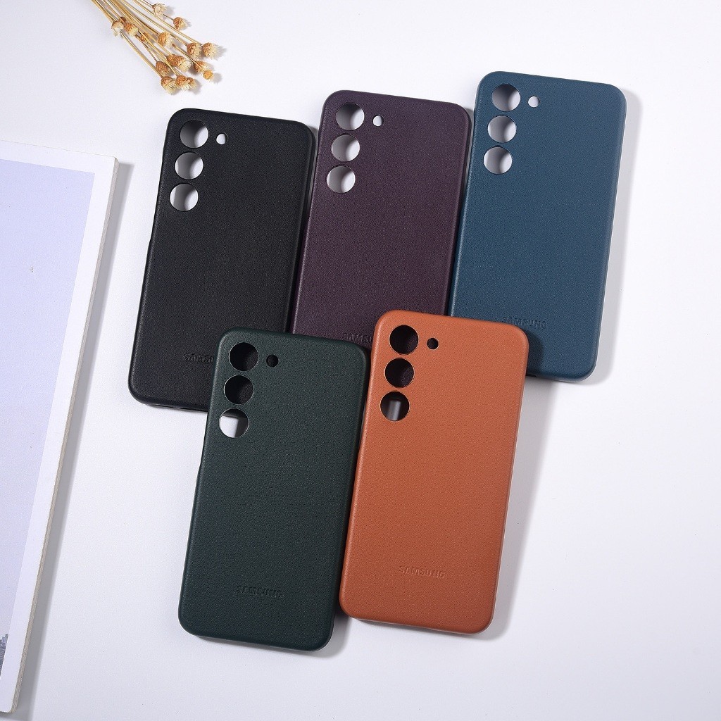 Ốp Da Thật Chính Hãng Samsung Cho Galaxy S22 / S22 PLUS / S23 Bảo Vệ Chính Hãng Có Hộp