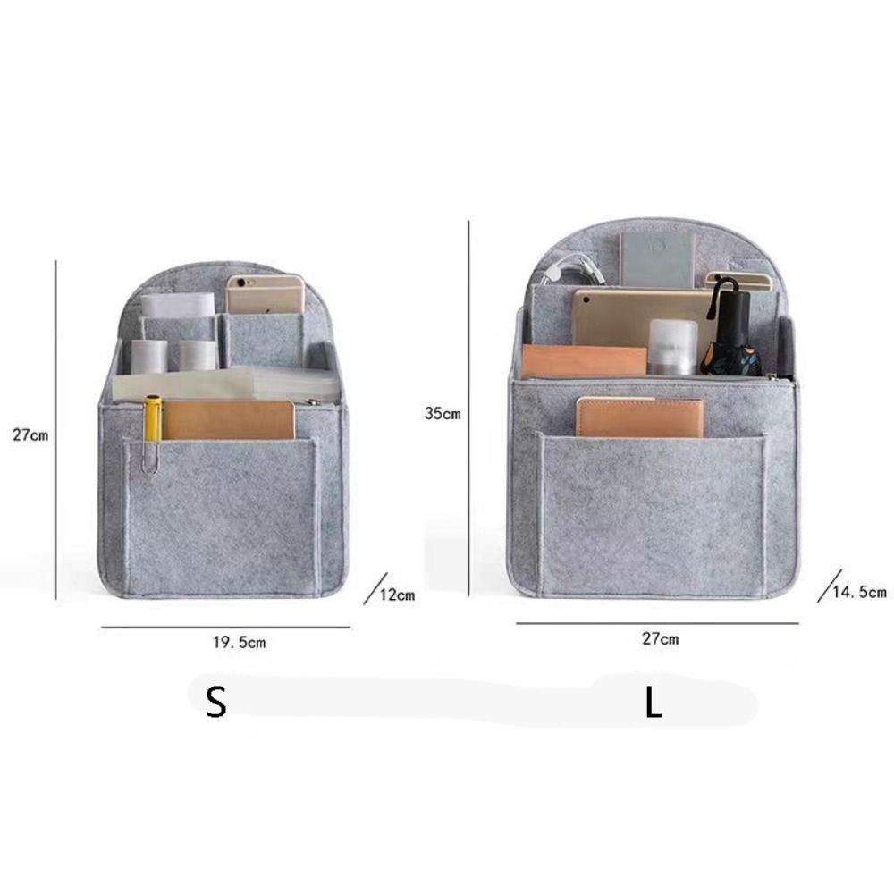 Túi du lịch nội thất CATIYAHA, túi mỹ phẩm, ba lô di động, dụng cụ sắp xếp trang điểm nữ, nỉ, nhiều loại