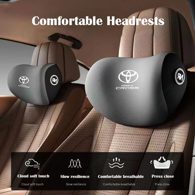 【 Gối tựa đầu & thắt lưng 】 Toyota Corolla Cross Giảm mệt mỏi - Bảo vệ cổ & vai - Lõi xốp Memory - Đồng hành lái xe tối ưu