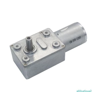 Allilivefoua2 JGY370 6V 12V24V Động cơ kim loại có trục 2RPM đến 375RPM Giảm tốc độ mô-men xoắn