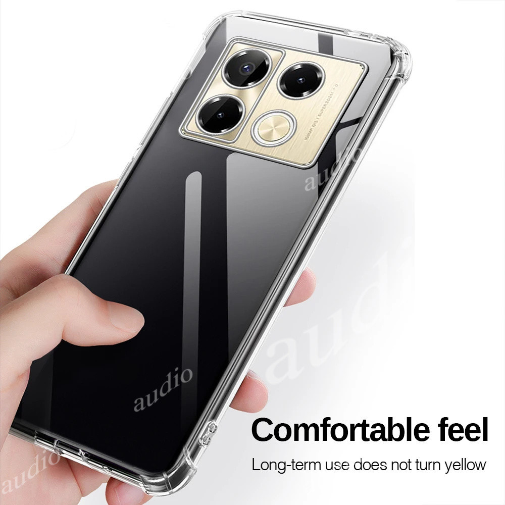Infinix GT 50 Pro 5G Vỏ TPU mềm chống rơi bốn góc chống sốc cho Infinix GT 20 30 50 Pro 5G Silicon mềm Bảo vệ trong suốt Vỏ điện thoại cho Infinix GT50 Pro 5G