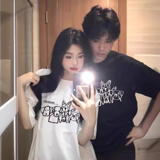 Áo thun ngắn tay nam nữ cotton áo cổ tròn phong cách mùa hè