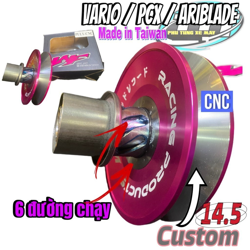 Puly nồi độ WF TRF vario click pcx XE 2 VALE NHÔM CNC phukienxemaydo ...