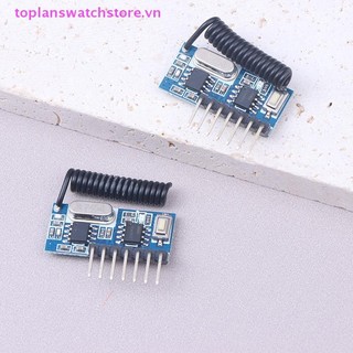 Toplanswatchstore RX480E Bộ thu RF 433 mhz Mô-đun giải mã mã mã học tập 433 mhz Đầu ra 4CH không dây cho điều khiển từ xa Mã hóa VN