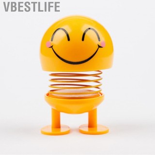 VBESTLIFE Mùa xuân bobble đầu đồ chơi mặt dễ thương xe cảm xúc trang trí nội thất búp bê cho bảng điều khiển