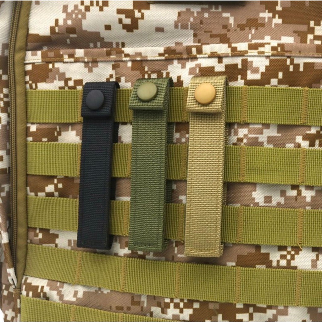 Dây khoá Molle kẹp ba lô , túi xách chiến thuật_Buckle Outdoor Tool