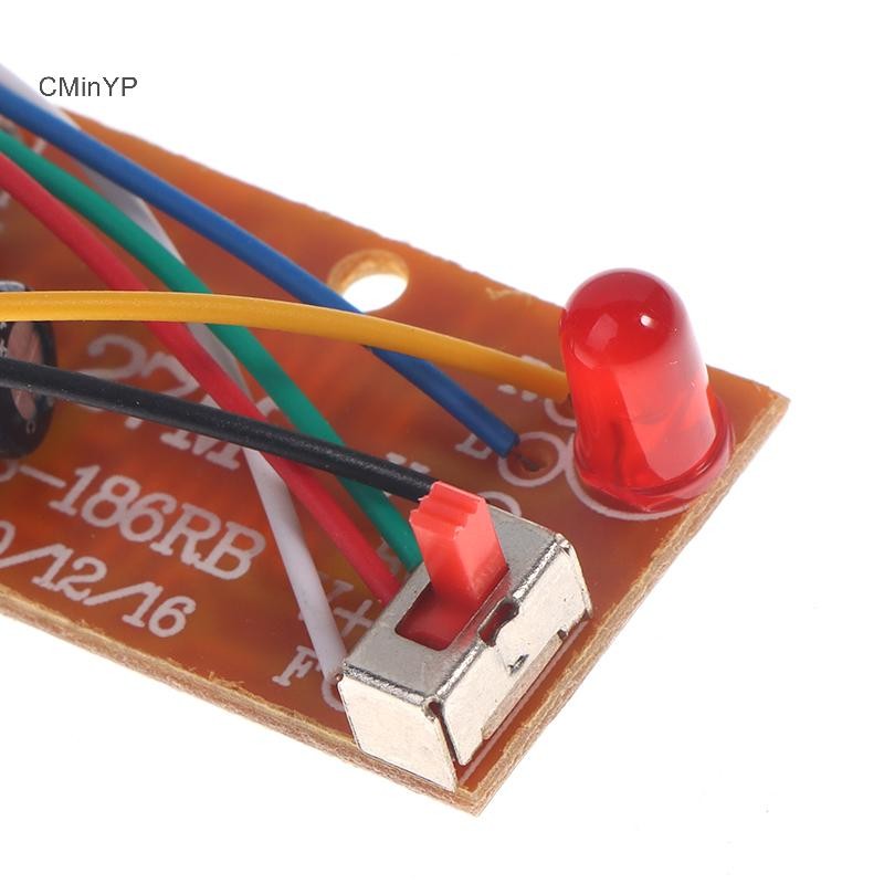 Cminyp 4CH RC Điều Khiển Từ Xa 27 MHz Mạch PCB Bộ Thu Ban Hệ Thống Vô Tuyến Cho Xe RC Glory