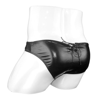 [Otorl] Quần lót nam gợi cảm Quần short boxer da giả eo thấp Băng lót