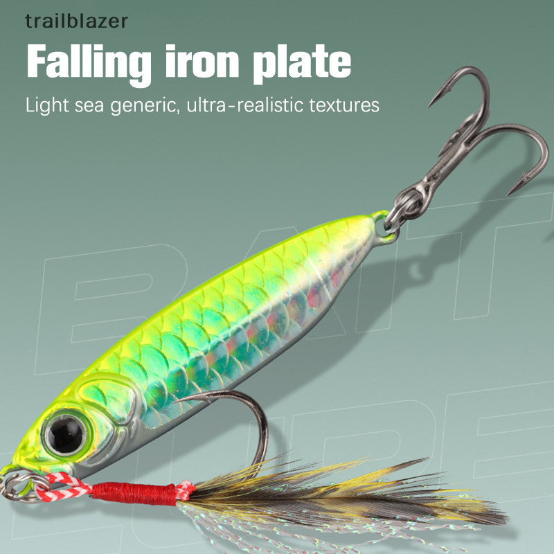 Trailblazer Micro Metal Jig 7g 10g 15g 20g 25g 30g Shore Casg Jigging mồi nhử Shore Casg Nước Mặn Câu Cá Mồi Nhân Tạo Mới