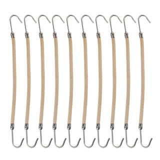 Nice - Bộ 10 Móc Tạo Kiểu Tóc Co Giãn, Phù Hợp Làm Đuôi Ngựa và Giá Đỡ Mũ Cho Nữ