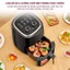 Nồi chiên không dầu 4.5L Fujihome Nhập khẩu tự ngắt, Nồi chiên ko dầu cơ tự ngắt 5 lít chống dính cao cấp tiết kiệm điện